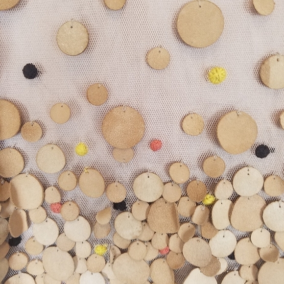 lorella braglia 3d midi tan skirt - Picture 6 of 9